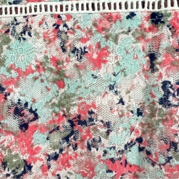 Jessica Simpson Maternity Dress Floral Asymmetrical Baby Shower Small - Picture 10 of 13